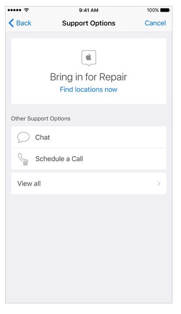 米Apple、製品修理・サポート向けアプリ「Apple Support」をリリース