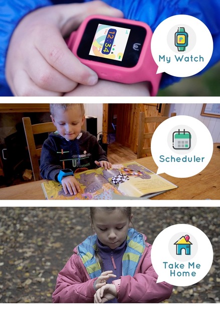 子供向けスマートウォッチ「POMO Waffle」！子供が離れると通知する機能も