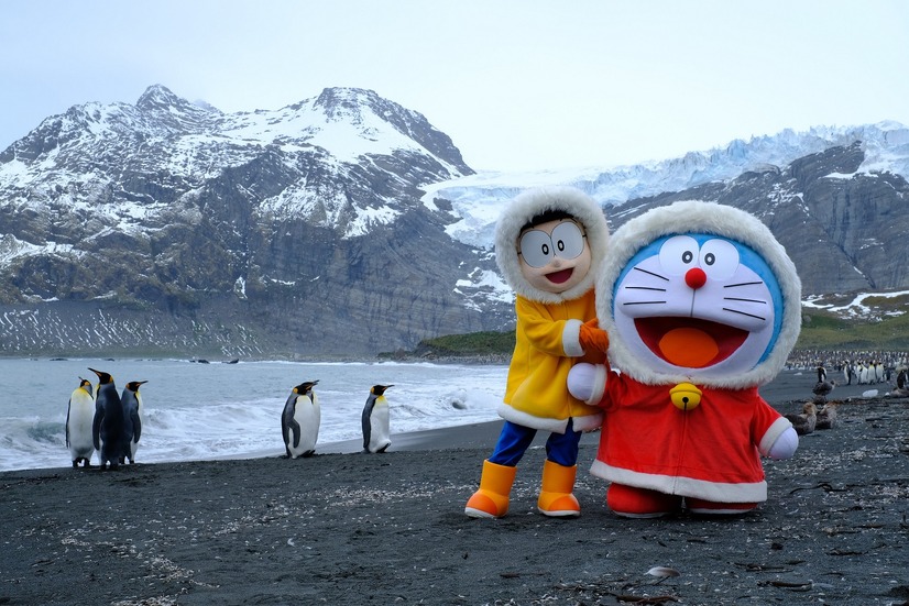 ドラえもんとのび太、南極大陸に上陸！