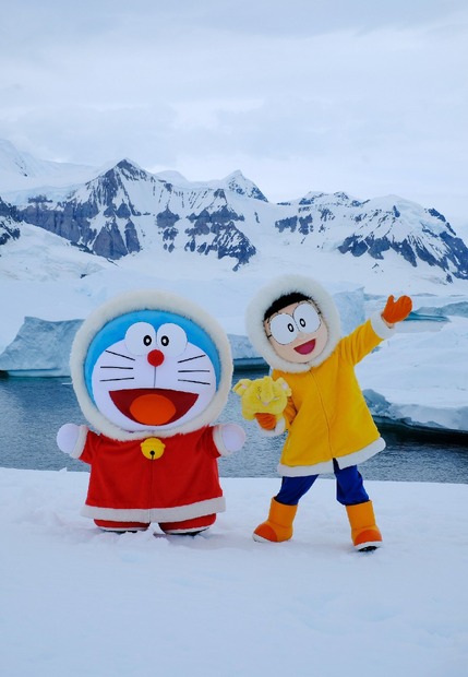ドラえもんとのび太、南極大陸に上陸！