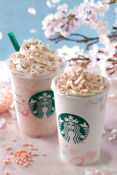 スタバで一足先に春を満喫！さくら商品が豊富にラインナップ