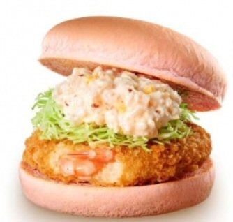 春を先取り！ロッテリアが「桜えびタルタルのエビバーガー」発売