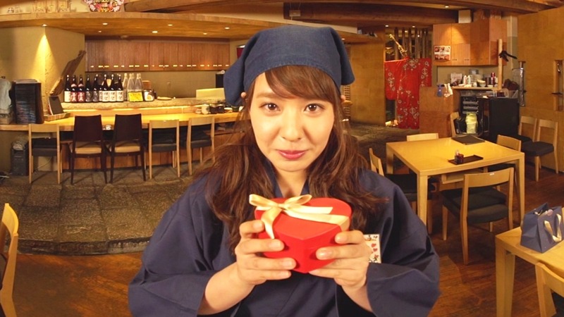 可愛すぎる七変化の山田菜々！360度動画でチョコレートをもらおう!!