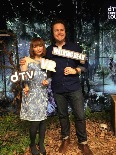 中川翔子、「ウォーキング・デッド」をVR体験！「VRはゾンビのためにある」