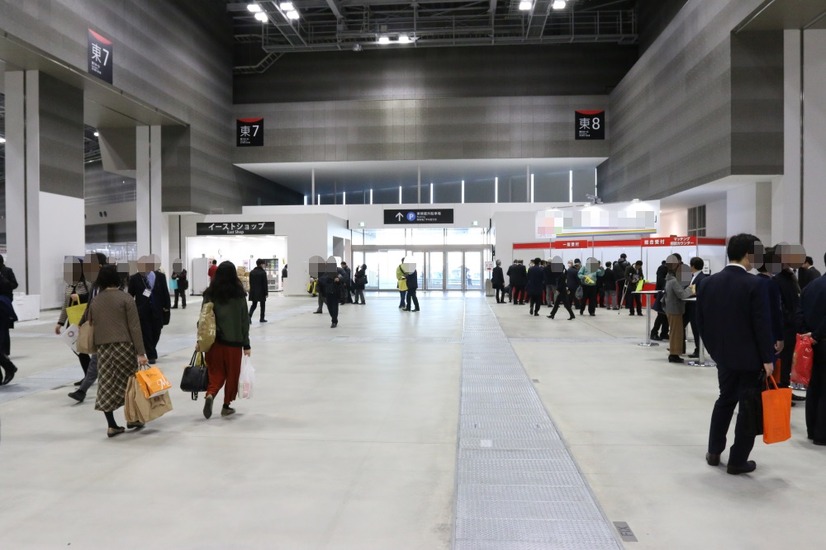 「SECURITY SHOW 2017」は東3・7・8ホールで開催。今年は東京ビッグサイトに新たにオープンした東7・8ホールをメインに開催される（撮影：防犯システム取材班）