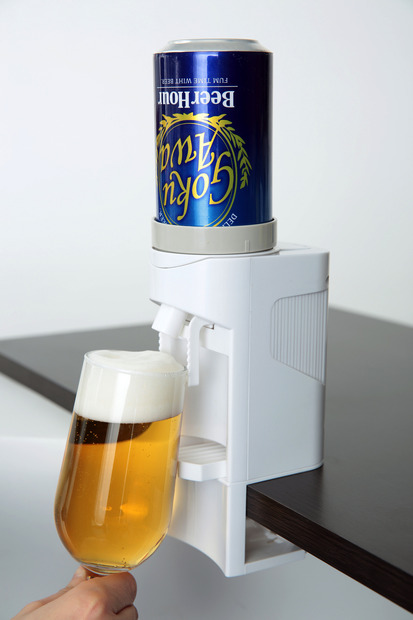 ボタンを押せば缶ビールが黄金比ビールに！「ビールアワー」シリーズに新作登場