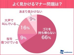 4人に1人は花見に行かない？全国の花見事情をウェザーニューズが調査