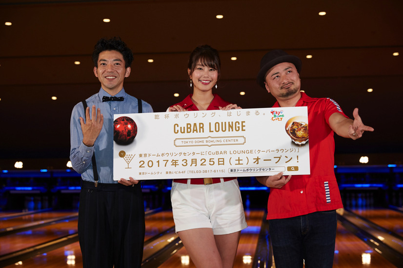 稲村亜美が、ボウリング始球式に初挑戦！