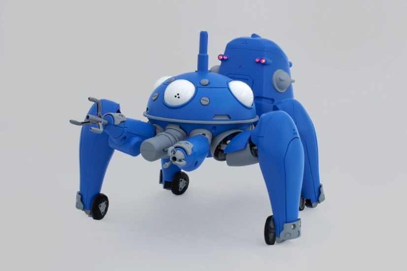 攻殻機動隊のタチコマを1/8スケールで再現！音声、物体認識に加え並列化も