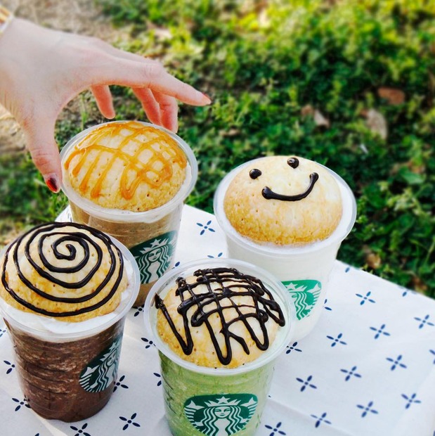 スタバのフラペチーノで「パイドーム」のカスタマイズが可能に