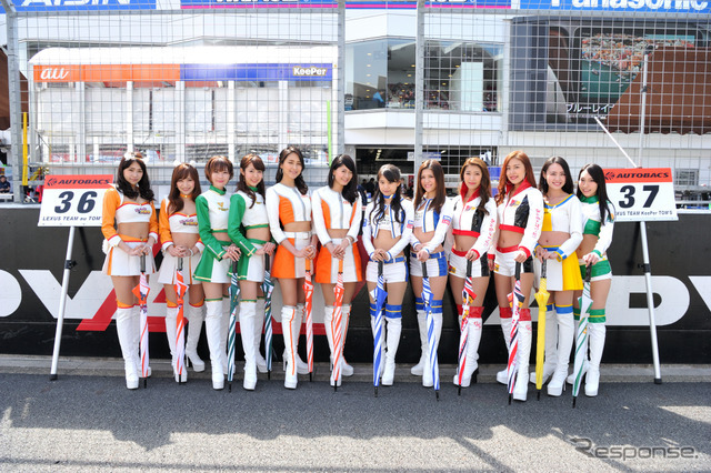 SUPER GT第2戦ピットウォークの様子