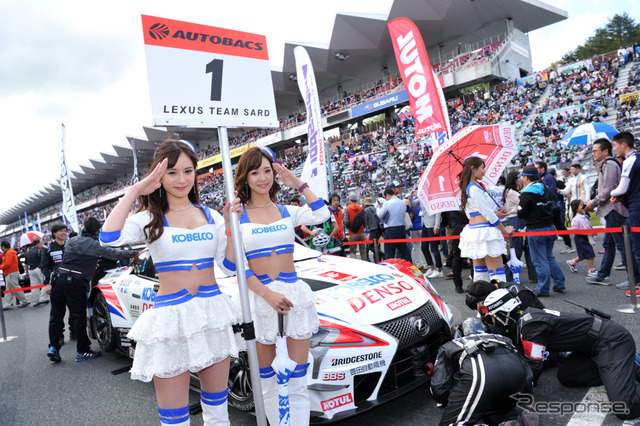 SUPER GT第2戦グリッドウォークの様子