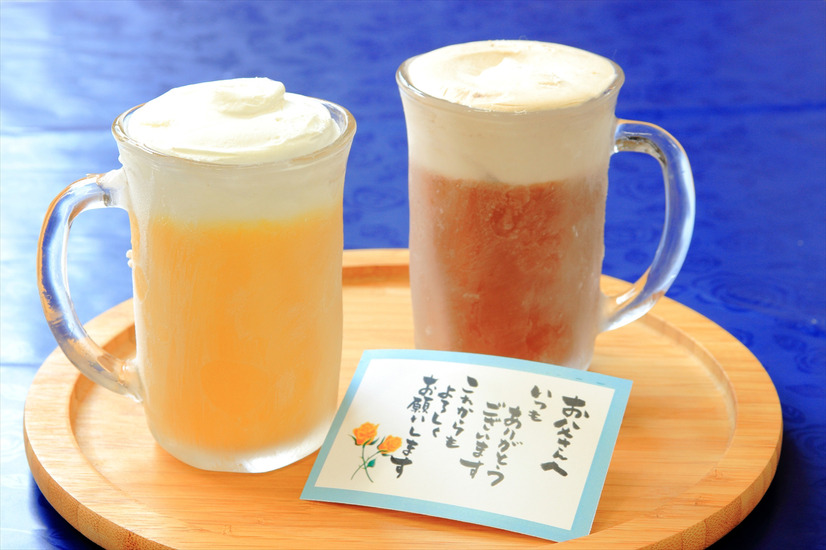 見た目はビールそのものな「ビアグラ・スイーツ」は父の日の贈り物に最適