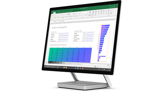 マイクロソフト、高性能デスクトップPC「Surface Studio」を6月15日に日本で発売