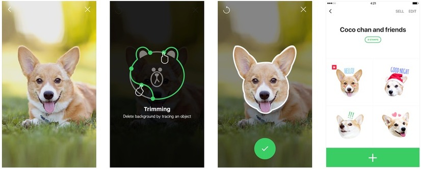 LINE、写真から簡単にスタンプを作って販売もできるアプリ「LINE Creators Studio」リリース