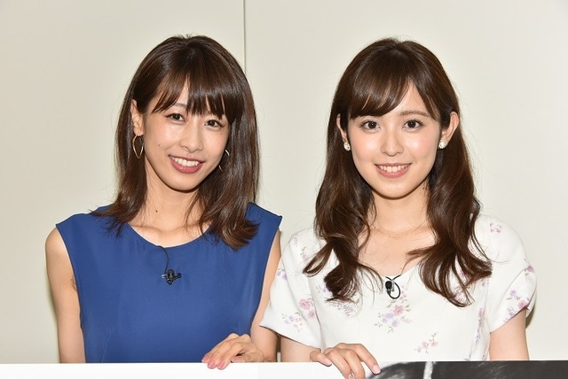 加藤綾子と久慈暁子アナウンサー