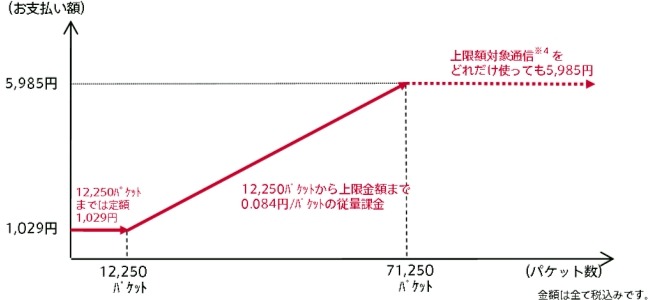 「Biz・ホーダイ ダブル」の料金イメージ