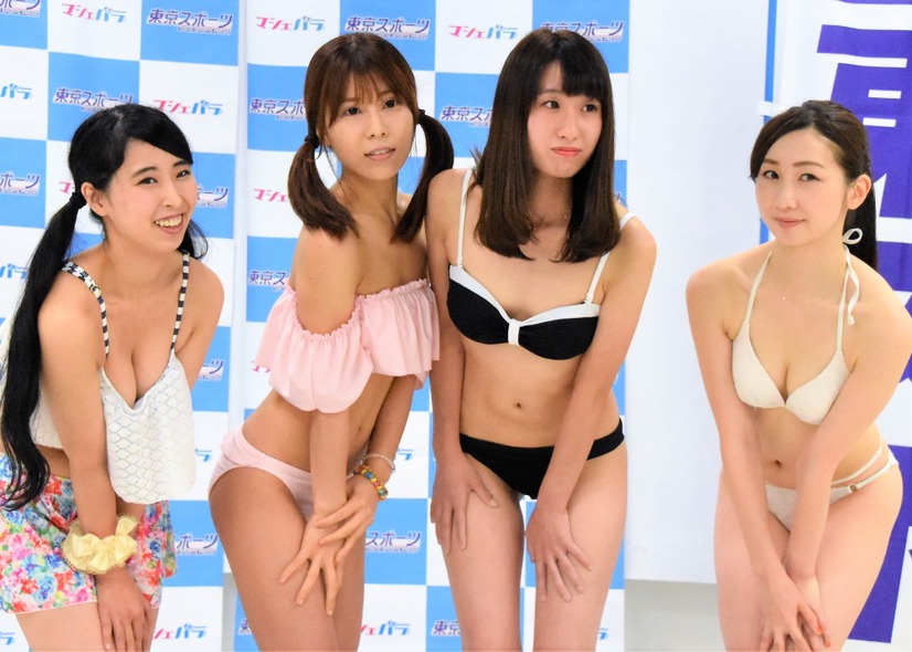 右から、奥川　チカリ、朝比奈　くるみ、大岩根　綾奈、丸吉　佑佳