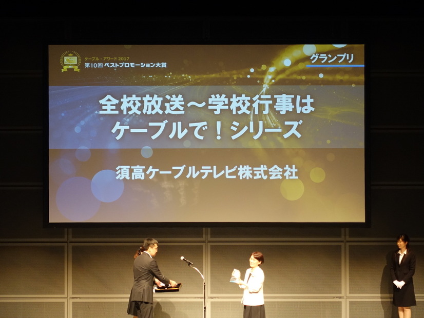 グランプリは須高ケーブルテレビが受賞