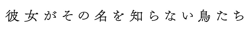 （C）２０１７映画「彼女がその名を知らない鳥たち」製作委員会