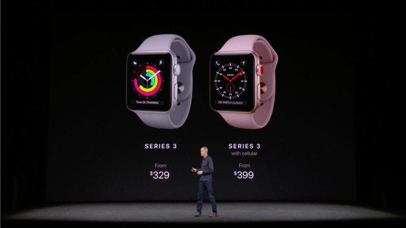 Apple、LTE通信も可能な「Apple Watch Series 3」を発表！