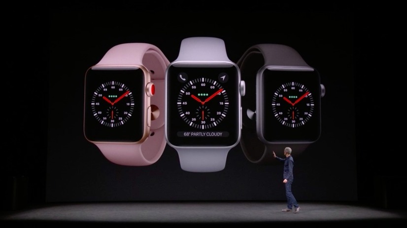 Apple、LTE通信も可能な「Apple Watch Series 3」を発表！