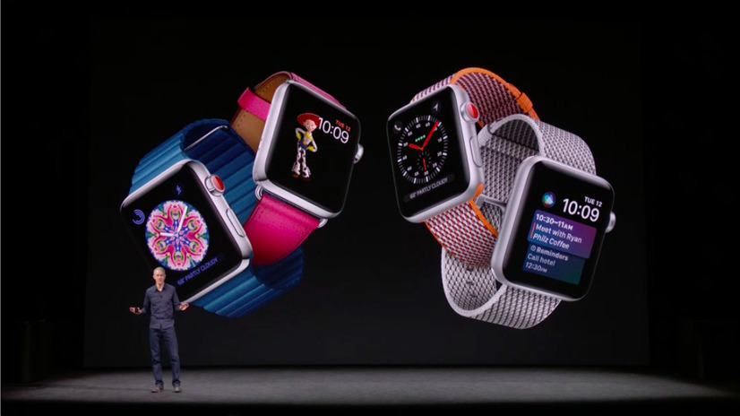 Apple、LTE通信も可能な「Apple Watch Series 3」を発表！