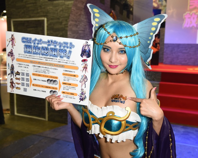 TGSコンパニオン、抜群のスタイルで来場者を魅了！