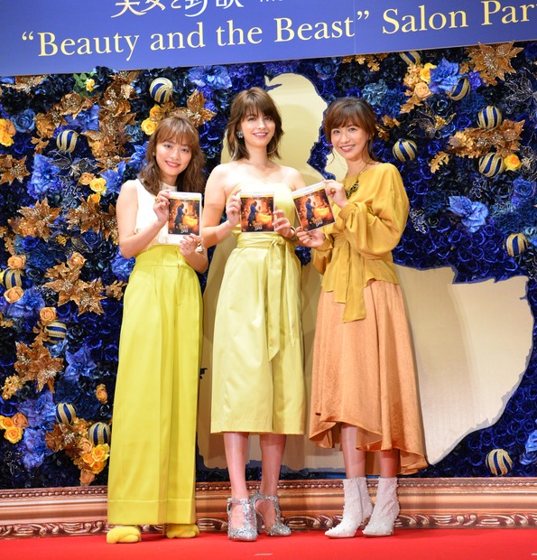内田理央、マギー、優木まおみ【撮影：竹内みちまろ】