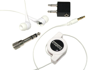 In Ear Reel Headphones ＋ Air line・ホワイト