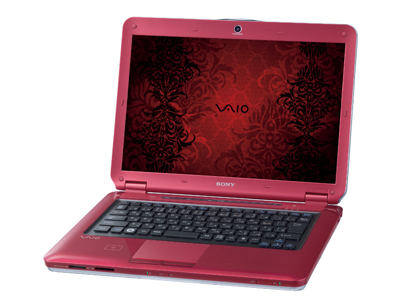 VGN-CS60Bのブレイジングレッド