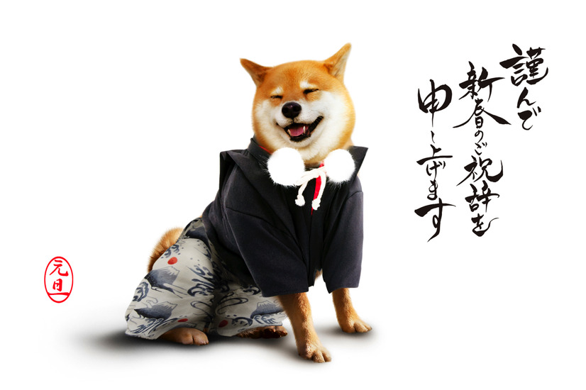 「柴犬まる」が宣伝部長に！アドビが「戌年」をPRする年賀状キャンペーン