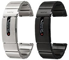 wena wrist pro（左：シルバー、右：プレミアムブラック）