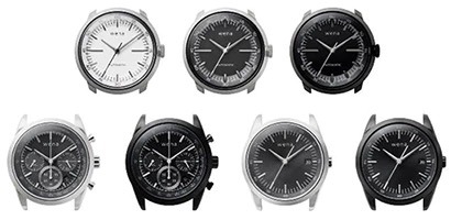 上段：wena wrist Mechanical head下段：wena wrist Solar head