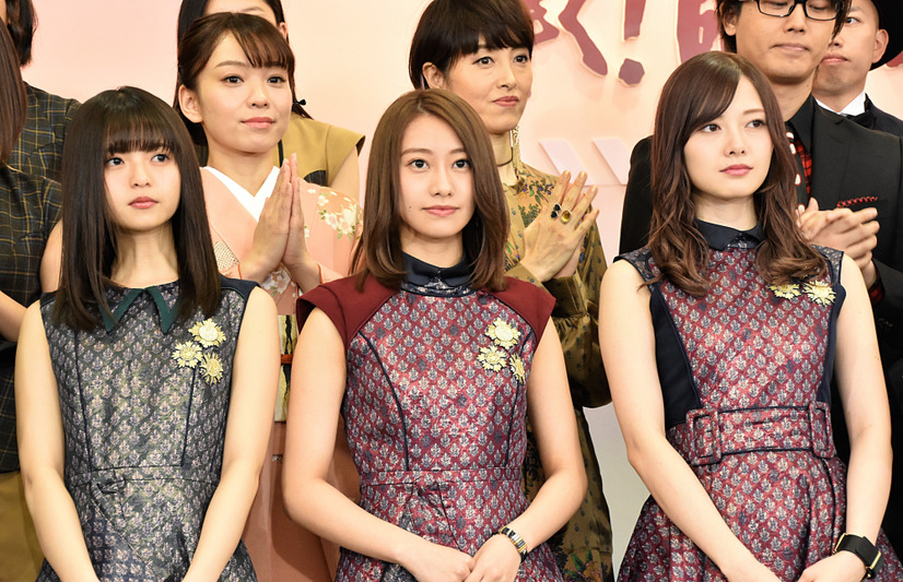 乃木坂46の齋藤飛鳥、桜井玲香、白石麻衣