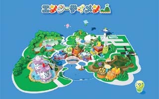 ハローキティがガイド--映像とゲームのテーマパーク「サンリオエンターテイメントBB」3/3正午オープン