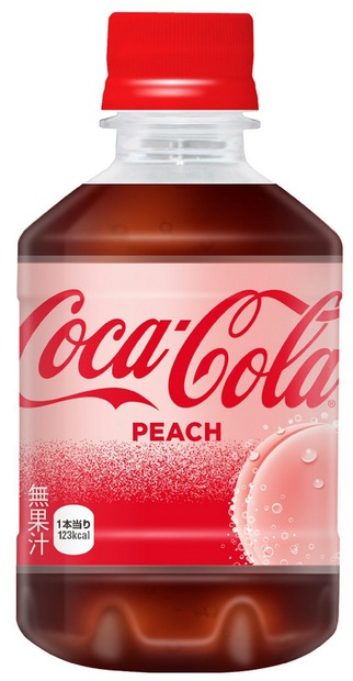 ピーチ味のコーラを買ってみた