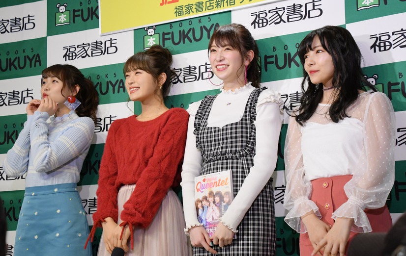 NMB48植村梓、渋谷凪咲、吉田朱里、村瀬紗英【写真：竹内みちまろ】