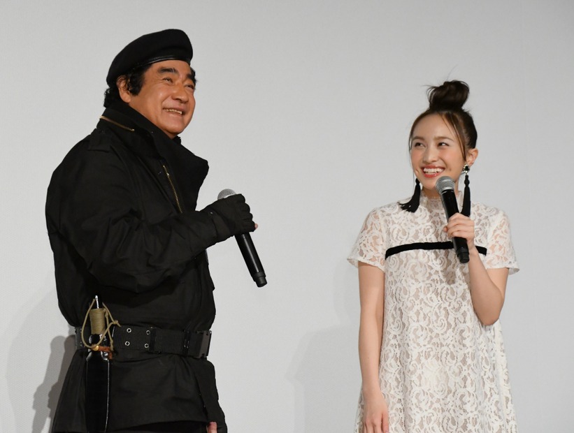 藤岡弘、百田夏菜子【写真：竹内みちまろ】