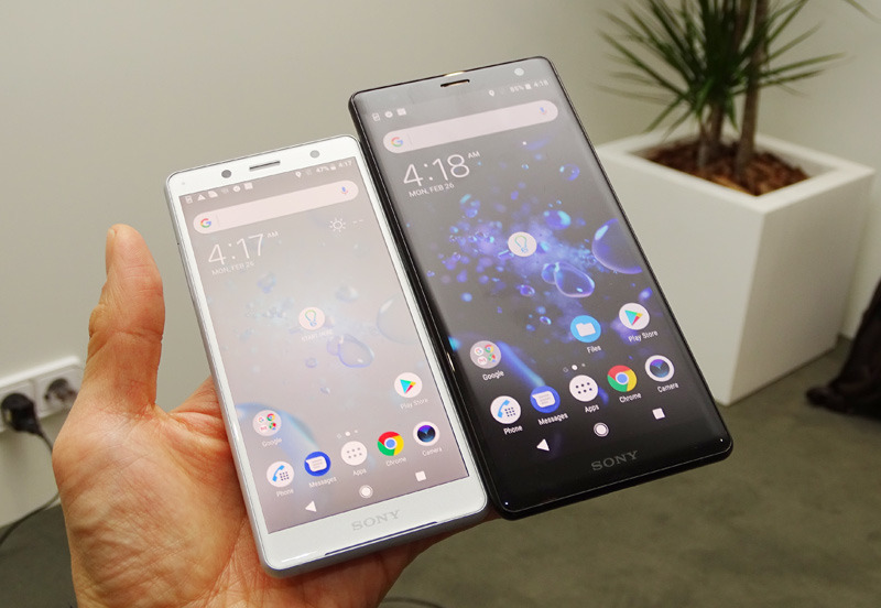 今年のMWCで発表されたXperia XZ2とXperia XZ2 Compact