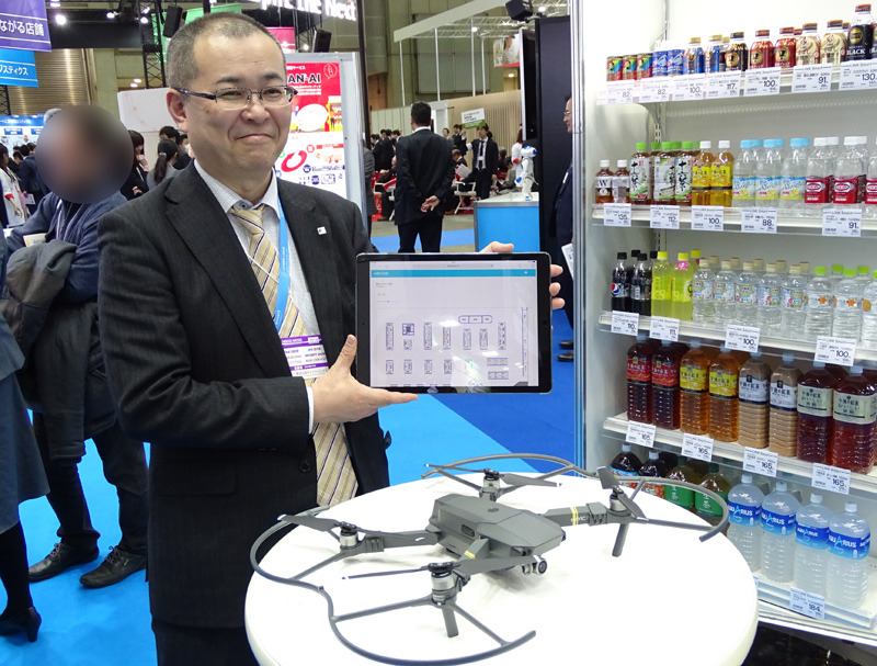 ドローンによるシステムを担当する成宮功氏