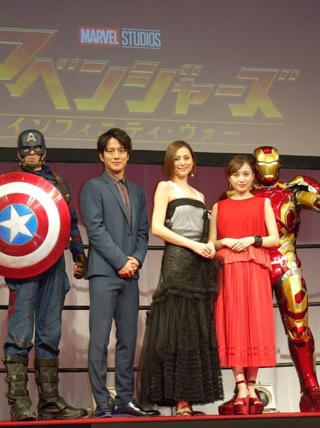 溝端淳平、米倉涼子、百田夏菜子【撮影：編集部】
