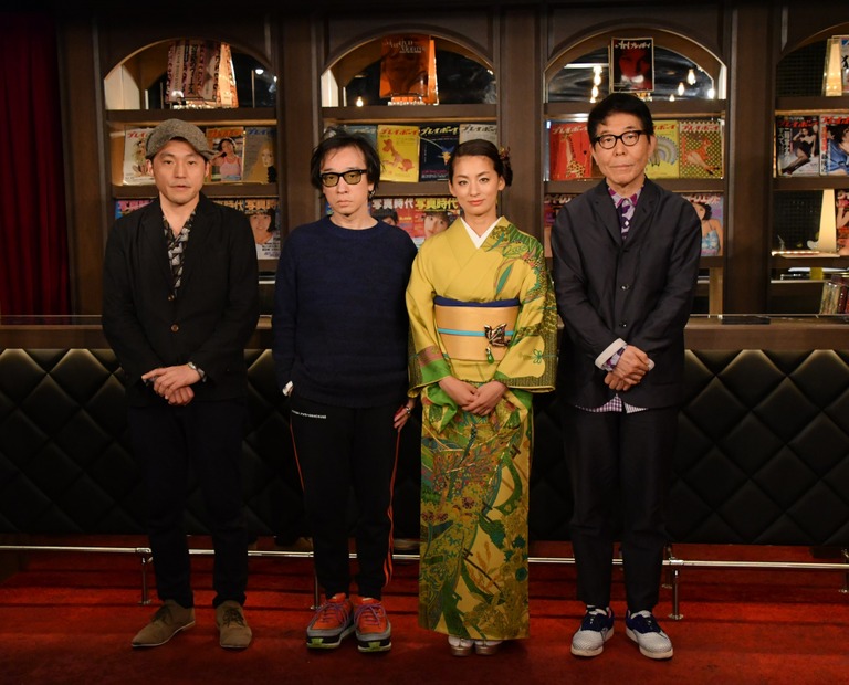 冨永昌敬監督、菊地成孔、尾野真千子、末井昭【写真：竹内みちまろ】