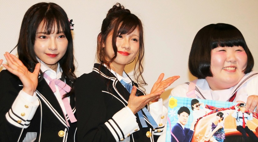 村瀬紗英（NMB48）、谷川愛梨（NMB48）、酒井藍【撮影：小宮山あきの】