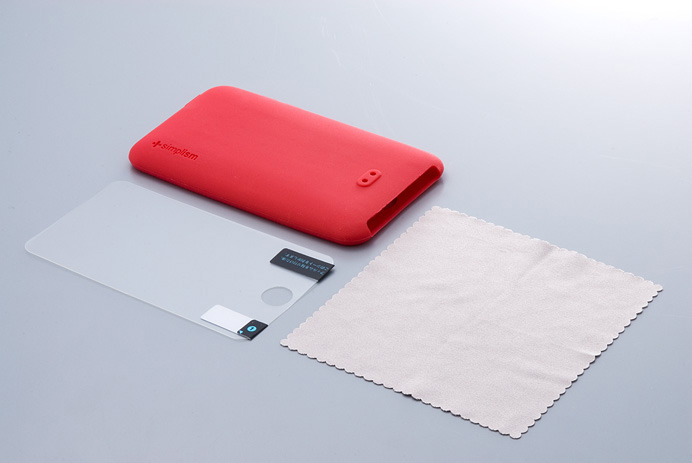 Simplism Silicone case for iPod touch（2nd）のセット内容