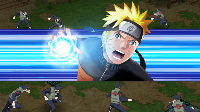 NARUTOやBORUTOのキャラクターならでは爽快なアクションが高精細なグラフィックで再現されている