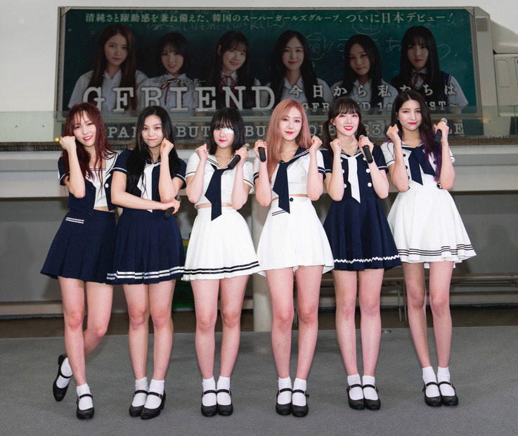 韓国発6人組ガールズグループGFRIEND、日本デビューアルバム発売記念フリーライブを敢行