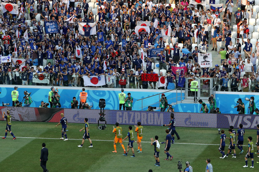 サッカーワールドカップ（W杯）ロシア大会　日本ーポーランド　（ｃ）Getty Images