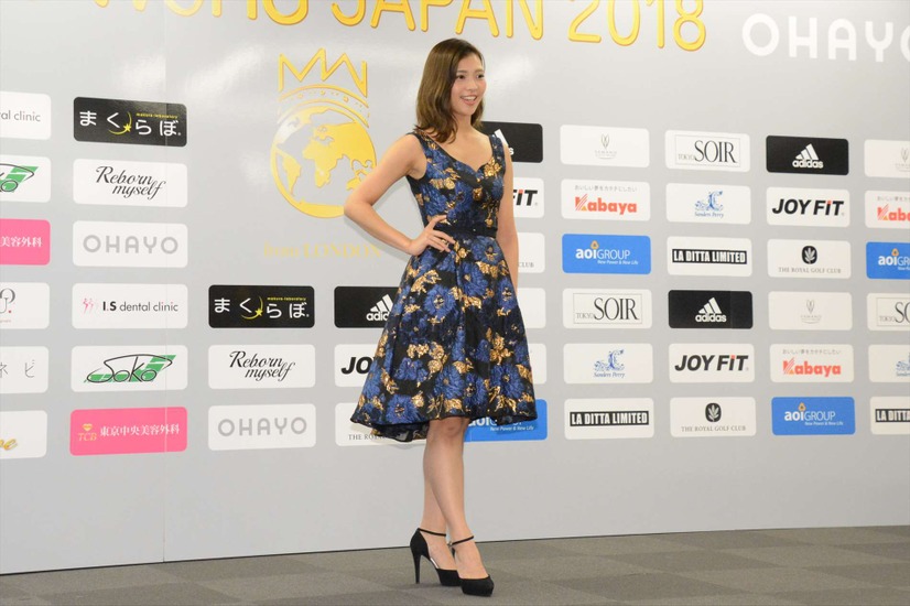 ミス・ワールド2018世界大会ファイナリスト発表会見【錦怜那】