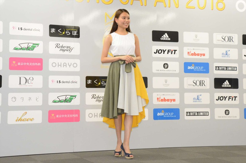 ミス・ワールド2018世界大会ファイナリスト発表会見【錦怜那】